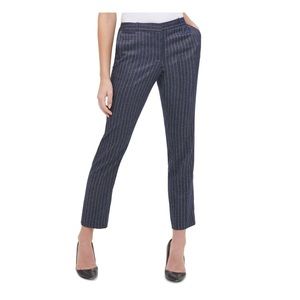 TOMMY HILFIGER Navy Pinstripe Wear To Work Pants